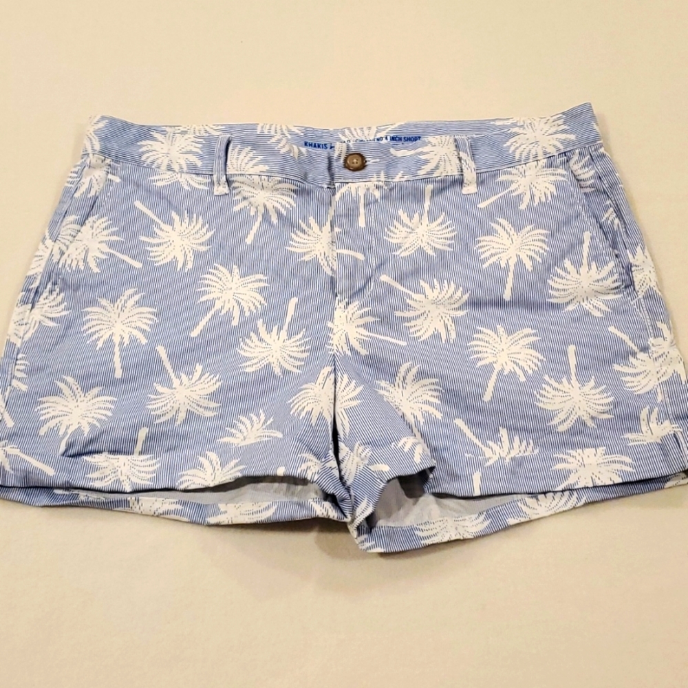 Palm Tree Girlfriend Khakis by Gap Factory